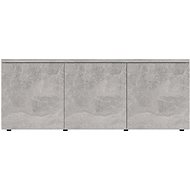 TV table concrete gray 80x34x30 cm chipboard - TV Table