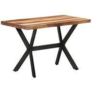 Dining table 120x60x75 cm solid wood look sheesham 321545 - Dining Table
