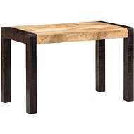 Dining table 120x60x76 cm solid rough mango wood 289652 - Dining Table
