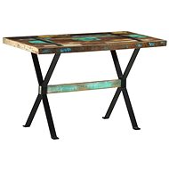 Dining table 120x60x76 cm solid recycled wood 321605 - Dining Table