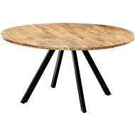 Dining Table 150x73cm Solid Mango Wood 247849 - Dining Table