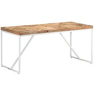 Dining table 160x70x76 cm massive acacia and mango tree 323549 - Dining Table