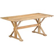 Dining Table 180x90x76cm Solid Mango Wood 247593 - Dining Table