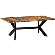 Dining Table 200x100x75cm Solid Recycled Wood 247429 - Dining Table