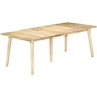 Dining Table 220x100x76 cm Solid Mango Wood 282721 - Dining Table