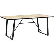 Dining table oak 180x90x75 cm MDF 281563 - Dining Table