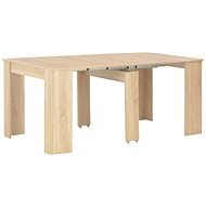 Rozkladací jedálenský stôl dub sonoma 175 × 90 × 75 cm 283730 - Jedálenský stôl