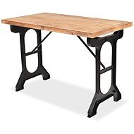 Jedálenský stôl, masívne jedľové drevo, 122 × 65 × 82 cm - Jedálenský stôl