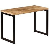 Dining Table 115x55x76cm Solid Mango and Steel - Dining Table