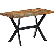 Dining table 120x60x75 cm solid recycled wood - Dining Table