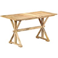 Dining table 118x58x76 cm solid mango wood - Dining Table