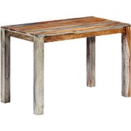 Dining table gray 118x60x76 cm solid sheesham wood - Dining Table