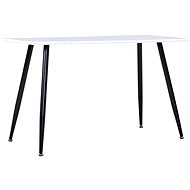 Dining table black and white 120x60x74 cm MDF - Dining Table