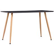 Dining table gray and oak 120x60x74 cm MDF - Dining Table
