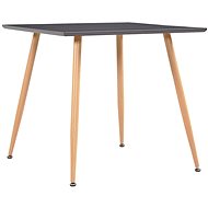 Dining table gray and oak 80,5x80,5x73 cm MDF - Dining Table