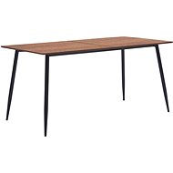 Dining table brown 140x70x75 cm MDF - Dining Table