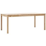 Dining table white 180x90x73 cm pine wood - Dining Table