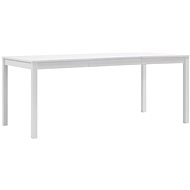 Dining table white 180x90x73 cm pine wood - Dining Table