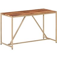 Dining table 120x60x76 cm solid sheesham wood - Dining Table