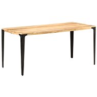 Dining table 160x80x76 cm solid mango wood - Dining Table