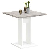 FMD Dining table 70 cm sand oak and white - Dining Table