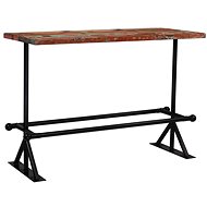Bar table solid recycled wood 150x70x107 cm multicoloured 245388 - Bar Table