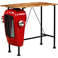 Bar table Mango tree tractor red 60x120x107cm 246236 - Bar Table