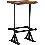 Bar Table Solid Recycled Wood 60x60x107cm Multicoloured - Bar Table