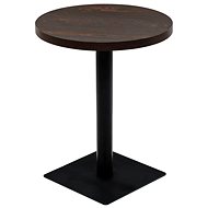 Bistro Table MDF and Round Steel 60x75cm - Bar Table