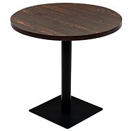 Bistro Table MDF and Round Steel 80x75cm - Bar Table