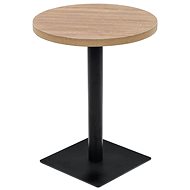 Bistro Table MDF and Round Steel 60x75cm - Bar Table