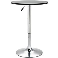 Bar Table Black 60cm MDF - Bar Table
