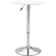 Bar Table White 60cm MDF - Bar Table