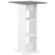 Bar Table White 60x60x110cm - Bar Table