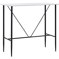 Bar Table White 120x60x110cm MDF - Bar Table
