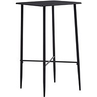 Bar Table Black 60x60x111cm MDF - Bar Table