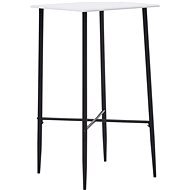 Barový stôl biely 60x60x111 cm MDF - Barový stôl