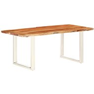 Table with live edges solid acacia wood 180 cm 3.8 cm - Dining Table