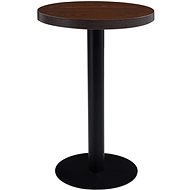 Bistro Table Dark Brown 50cm MDF - Bar Table