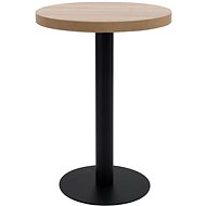 Bistro table light brown 60 cm MDF - Dining Table