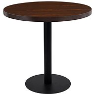 Bistro Table Dark Brown 80cm MDF - Bar Table