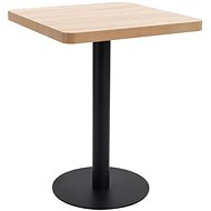 Bistro Table Light Brown 60x60cm MDF - Bar Table