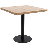 Bistro Table Light Brown 80x80cm MDF - Bar Table