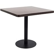 Bistro Table Dark Brown 80x80cm MDF - Bar Table