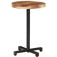 Bistro Round Table 50x75cm Solid Acacia Wood - Bar Table