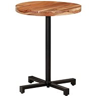 Bistro Round Table 60x75cm Solid Acacia Wood - Bar Table
