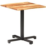 Bistro table with live edge 70x70x75 cm solid acacia wood - Dining Table