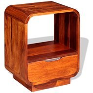 Nočný stolík so zásuvkou masívny sheesham 40 × 30 × 50 cm - Nočný stolík