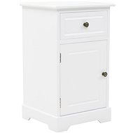 Bedside table made of MDF and pine wood 35 x 32 x 59 cm - Night Stand
