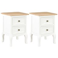 Noční stolky 2 ks bílé 35 x 30 x 49 cm MDF - Night Stand